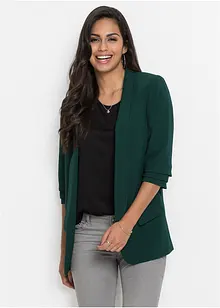 Lange blazer met gedrapeerde mouwen, bonprix