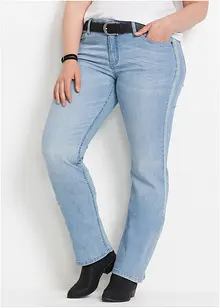 Bootcut comfort stretch jeans, mid waist, bonprix