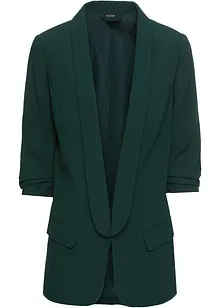 Lange blazer met gedrapeerde mouwen, bonprix