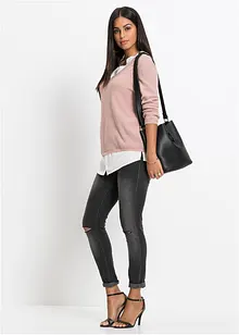 Trui met blouse-inzet, bonprix