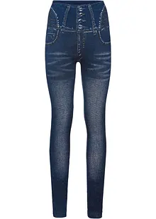 Corrigerende naadloze legging in denim look, sterk corrigerend, bonprix