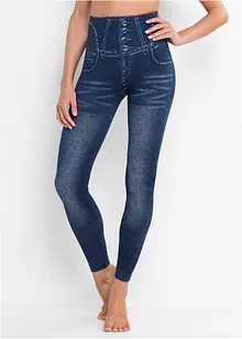 Corrigerende naadloze legging in denim look, sterk corrigerend, bpc bonprix collection