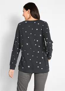 Katoenen longsleeve met print, bonprix