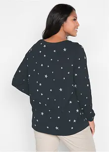 Katoenen longsleeve met print, bonprix