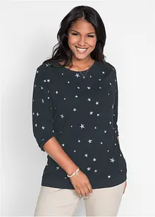 Katoenen longsleeve met print, bonprix