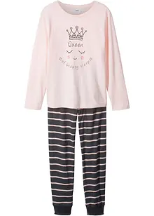 Meisjes pyjama met biologisch katoen (2-dlg.), bonprix