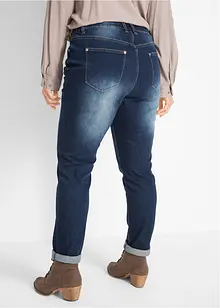 Stretch boyfriend jeans, mid waist, bonprix