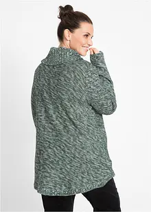 Lange poncho trui, lange mouw, bonprix