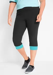 Capri sportlegging met contrastkleurige boorden, bonprix