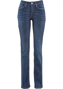 Mid waist stretch jeans, straight, bonprix