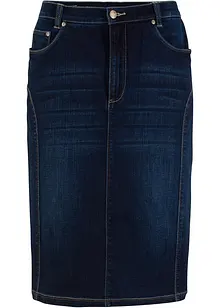 High-waist stretch rok met comfortband, bonprix
