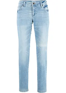 Stretch jeans mid waist, straight, bonprix