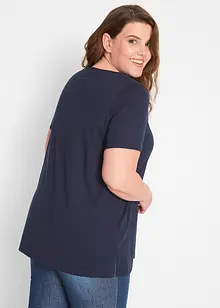 Katoenen T-shirt met zeepaardje, bonprix