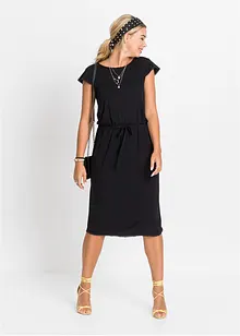 Jersey midi jurk van viscose met elastan, bonprix