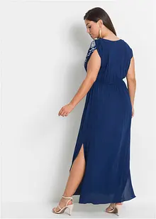 Maxi jurk met borduursel, bonprix