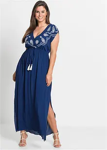 Maxi jurk met borduursel, bonprix
