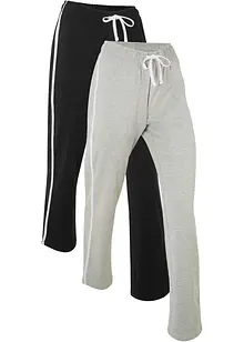 Joggingbroek van zwaar katoen (set van 2), bonprix