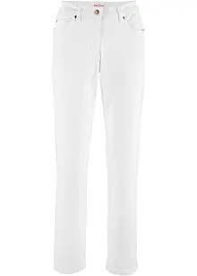 Mid waist stretch jeans, straight, bonprix