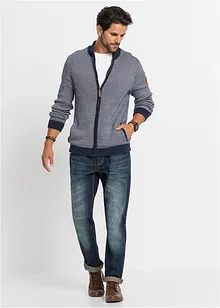 Grof gebreide vest met opstaande kraag, bonprix