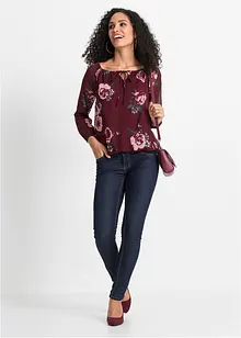 Blouse met tunnelkoordje, bonprix