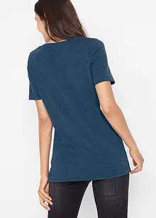 T-shirt met diepe V-hals, bonprix