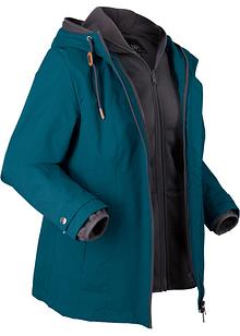 Lichte softshell jas met stretch en afneembare capuchon Lichte softshell jas met stretch en afneembare capuchon