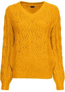 Off shoulder tui met een effectvol patroon en lange mouwen Off shoulder tui met een effectvol patroon en lange mouwen