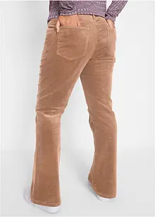 Stretch corduroy broek, bootcut, bonprix