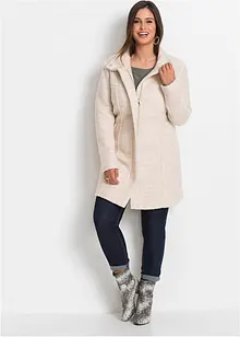 Korte coat van bouclé, bonprix