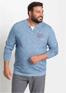 Henley shirt met comfort belly fit, bonprix