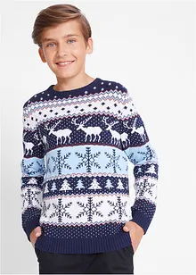 Kinderen trui met winters patroon, bonprix