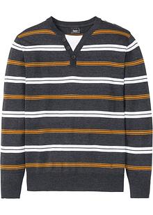 Heren trui met een ronde hals en een trendy Noors patroon Heren trui met een ronde hals en een trendy Noors patroon