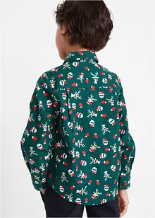 Overhemd met kerstprint, slim fit, bpc bonprix collection