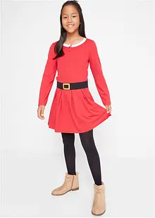 Meisjes jersey kerstjurk, bonprix