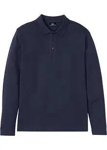 Piqué poloshirt met lange mouwen, bonprix