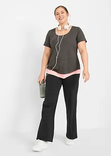 Jersey broek met biologischi katoen en stretch, bonprix