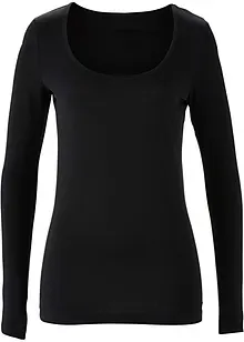 Longsleeve met ronde hals, bonprix