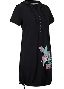 Katoenen shirtjurk, korte mouw, bonprix