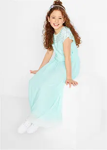 Chiffon jurk met kant, bonprix