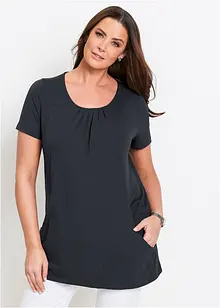 Longshirt met viscose, bonprix