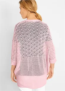 Lang ajour vest, bonprix