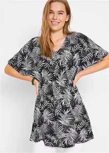 Shirt tuniek met V-hals en kimonomouwen, bonprix