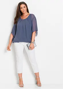 Chiffon blouse met ondershirt, bonprix