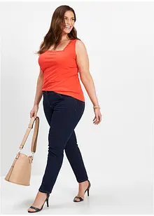 Slim stretch jeans met mid waist, bonprix