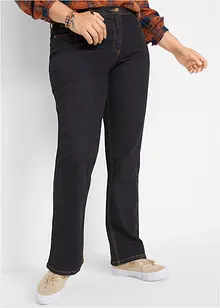 Mid waist stretch jeans, straight, bonprix