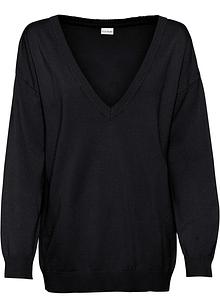 Volumineuze oversized gebreide trui met geribde details Volumineuze oversized gebreide trui met geribde details