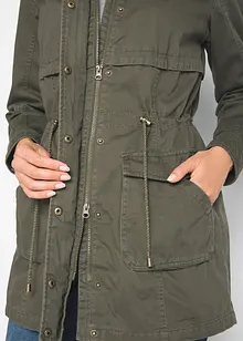 Katoenen parka met jersey voering, bonprix