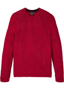 Heren trui met een ronde hals en een trendy Noors patroon Heren trui met een ronde hals en een trendy Noors patroon