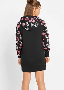 Meisjes sweatjurk met capuchon, bonprix