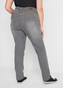 High waist comfort stretch jeans, slim, bonprix